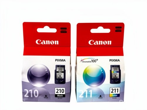 Pack Tintas Canon PG-210 Negra + CL-211 Tricolor Original para PIXMA MP250 MP270 MP280 IP2700