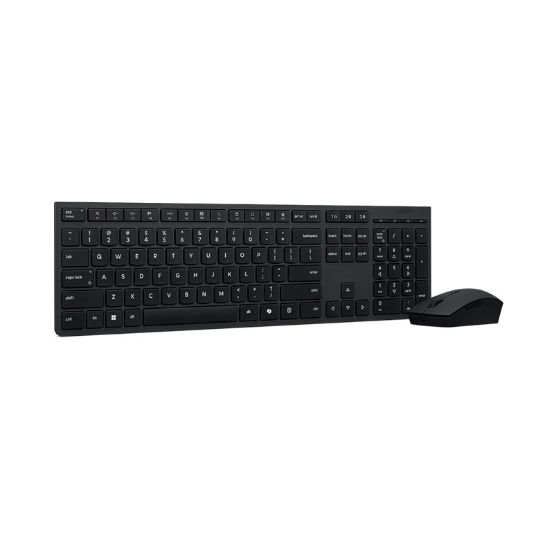 Teclado y mouse inalámbricos recargables profesionales Lenovo (español latino)