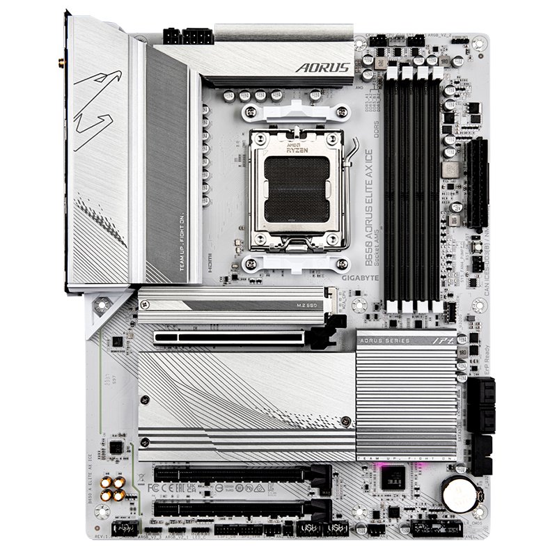 Motherboard Gigabyte B650 AORUS ELITE AX ICE, Chipset AMD B650, Socket AMD AM5, ATX