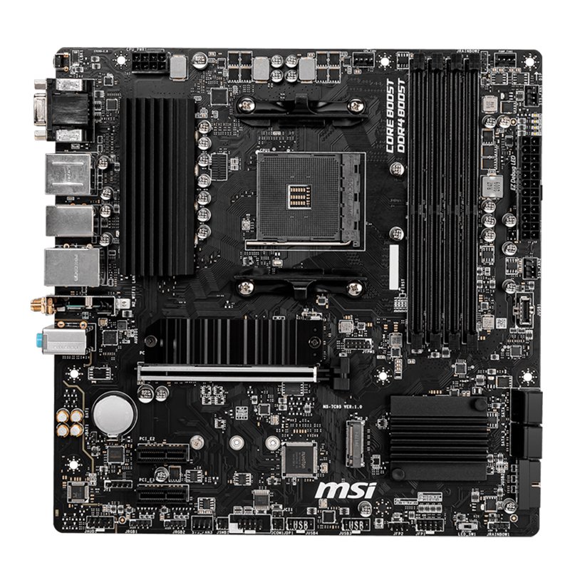 Motherboard MSI B550M PRO-VDH WIFI, AMD B550, AM4 Socket, VGA, HDMI, DP, USB 3.2 Gen1 Motherboard MSI B550M PRO-VDH WIFI, AMD B550, AM4 Socket, VGA, HDMI, DP, USB 3.2 Gen1