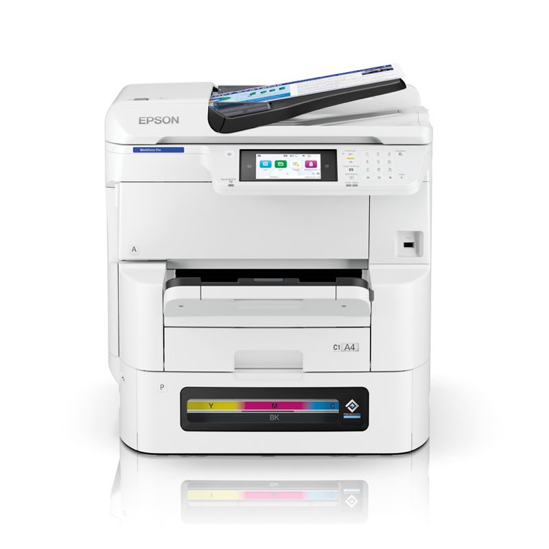 Multifuncional de tinta Epson WorkForce Pro EM-C8100, Imprime/Escanea/Copia/Fax/LAN/WiFi