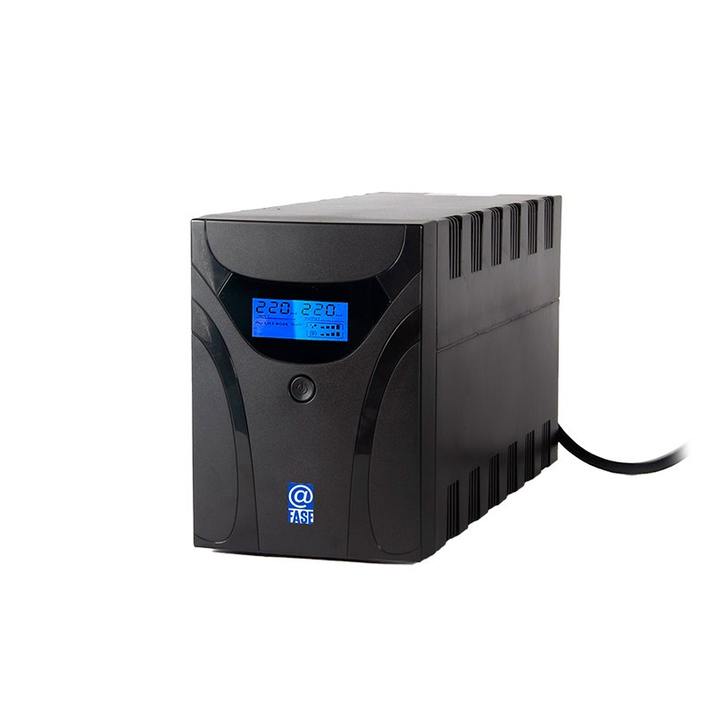 UPS Interactivo Elise Fase, AUR-1200-LCD-USB, 1200 VA / 600 W, Puerto inteligente USB-HID.