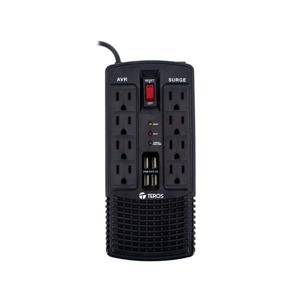 Estabilizador de voltaje TEROS TE-7180 AVR1200VA / 600W 184-276 VAC